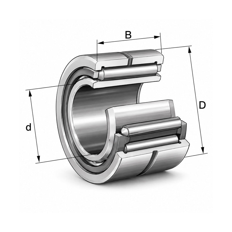 INA NKI12/16 Machined Needle Roller Bearing 12x24x16mm - Allow 1-2 Days - Contact Us For Faster Delivery
