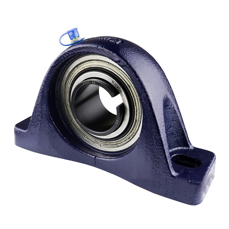 RHP NP1050-45K Two Bolt Cast Iron Pillow Block and 45mm Bore Taper Insert with Sleeve and Lock Nut
