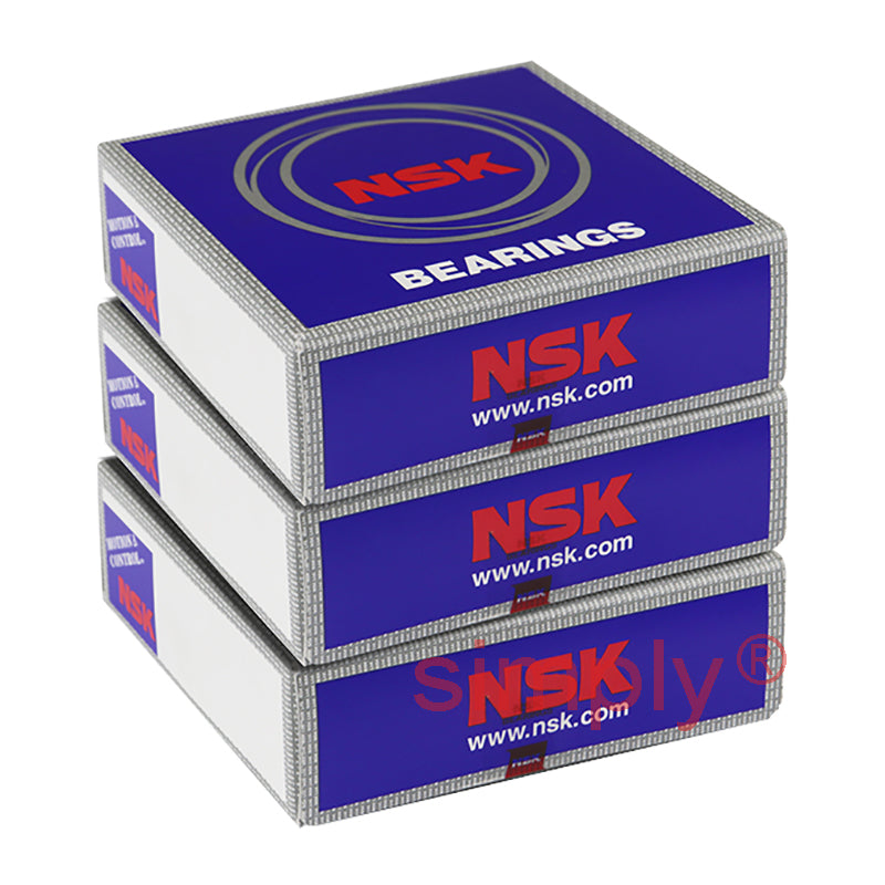 NSK 7909A5TRDUDLP3 Super Precision Angular Contact Spindle Bearing 45x68x12mm (Set of 3)