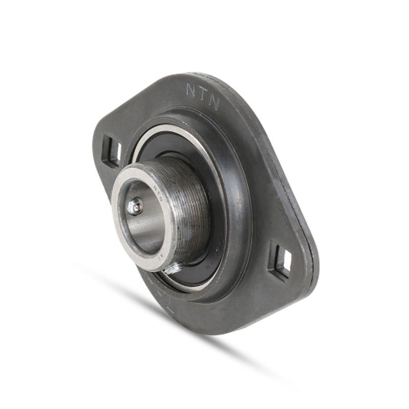 NTN M-ASPFL205-015 Oval 2 Bolt Pressed Steel Bearing Housing with 15/16 inch Insert - Allow 2-3 Days
