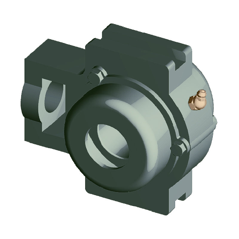 NTN C-UCTX08D1 Metric Cast Iron Take Up Unit with 40mm Bore Bearing Unit with Cast Iron Cover - Open Version - Allow 2-3 Days