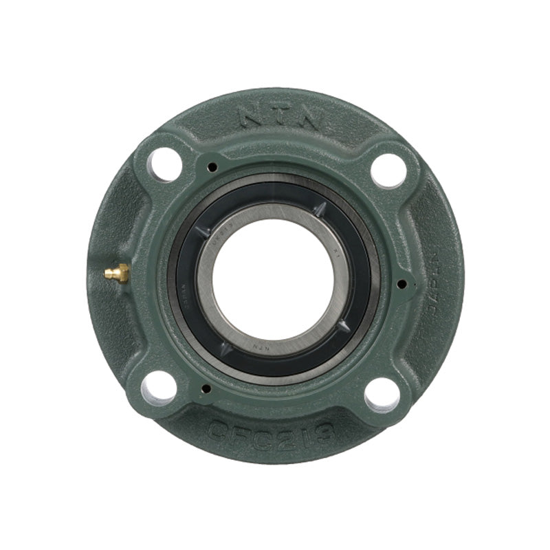 NTN UCFCX13-209D1 Imperial Four Bolt Cast Iron Round Flanged Housing with 2-9/16 inch Insert - Allow 2-3 Days