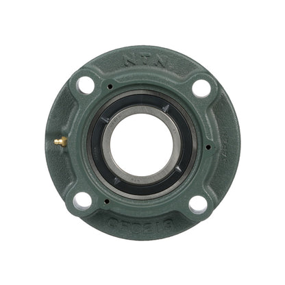 NTN UCFCX18D1 Metric Four Bolt Cast Iron Round Flanged Housing with 90mm Insert - Allow 2-3 Days