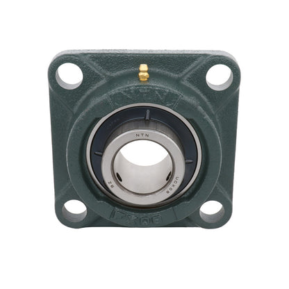 NTN UCFX16D1 Metric Four Bolt Square Cast Iron Flange Housing with 80mm Bore Insert