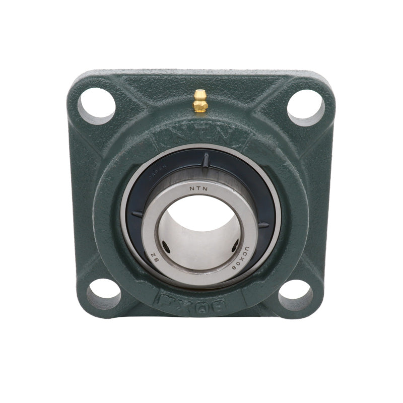 NTN UCFX15-214D1 Imperial Four Bolt Square Cast Iron Flange Housing with 2-7/8 inch Bore Insert - Allow 2-3 Days