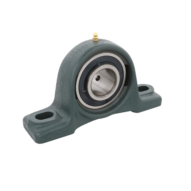 NTN M-UCP210-200D1 Imperial Cast Iron Two Bolt Pillow / Plummer Block Housing with 2 inch Bore Insert - Allow 2-3 Days