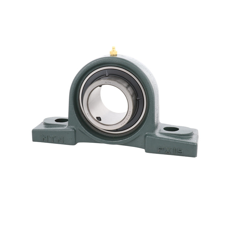 NTN UCPX14-211D1 Imperial Cast Iron Two Bolt Pillow / Plummer Block Housing with 2-11/16 inch Bore Insert - Allow 2-3 Days