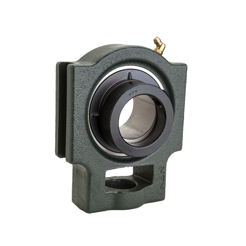NTN UELT204D1 Metric Cast Iron Take Up Unit with 20mm Bore Eccentric Collar Insert - Allow 2-3 Days