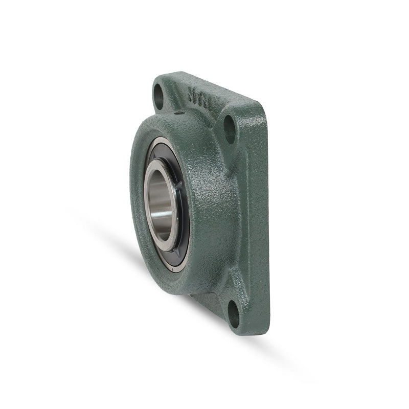 NTN UKFS306D1/HE2306X Imperial Four Bolt Square Cast Iron Housing Insert and Adaptor Sleeve Fits 1 inch Shaft - Allow 2-3 Days