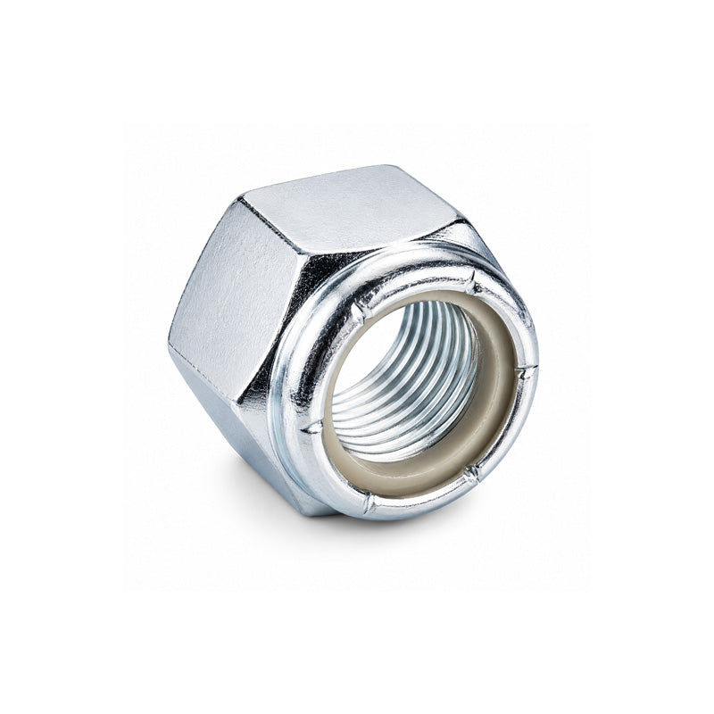 M4 Bright Zinc Plated High Tensile Steel Nyloc Locking Nut