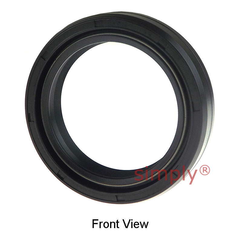 31x43x10.3DC4SS Metric Fork and Damper Nitrile Rubber Oil Seal with 2 Opposite Facing Individually Sprung Sealing Lips and Raised Outer Sealing Band on Outside Diameter