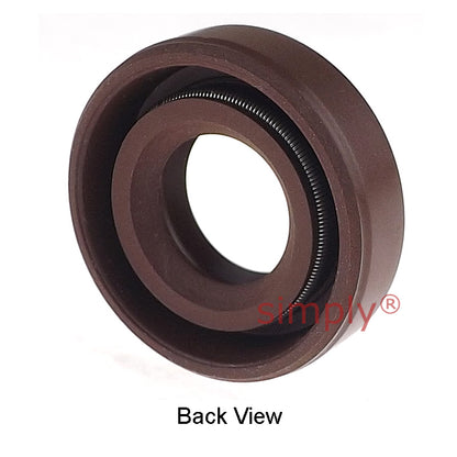48x68x10mm TC / R23 Double Lip FKM Rubber Metric Rotary Shaft Oil Seal with Garter Spring