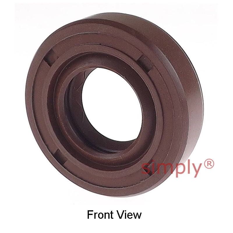 52x68x8mm TC / R23 Double Lip FKM Rubber Metric Rotary Shaft Oil Seal with Garter Spring