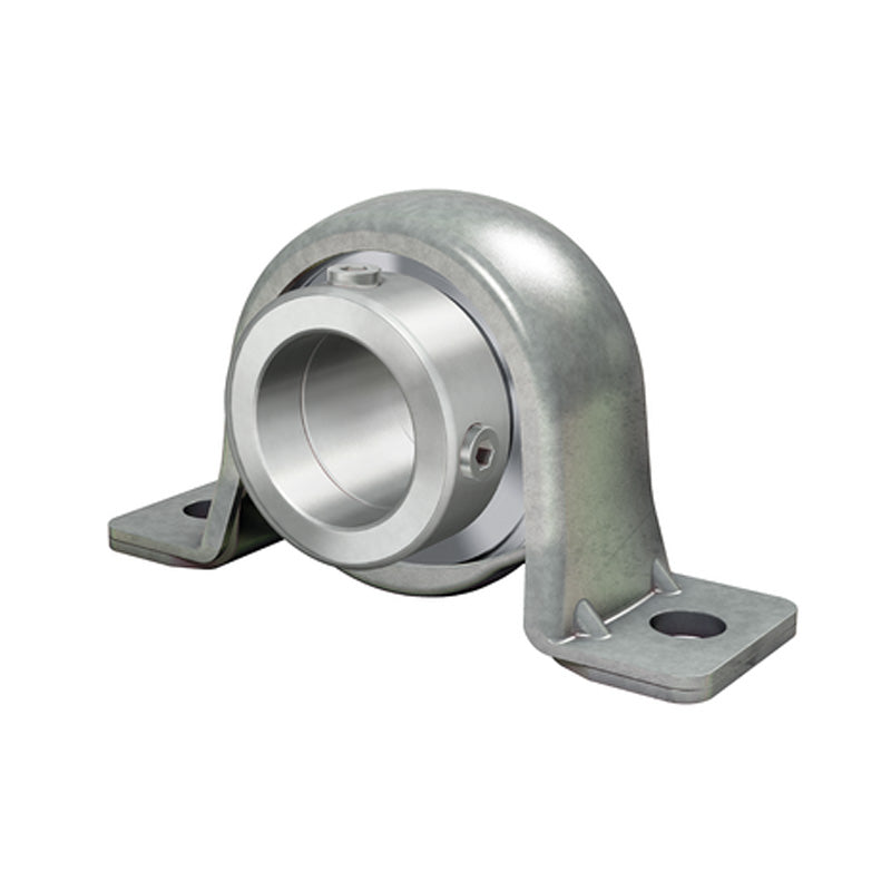 SKF P35FM Pressed Steel Plummer Block with Grub Screw Insert 35mm Bore