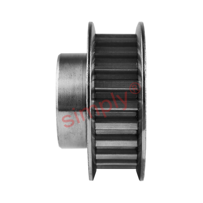P16-XL-037F - 1/5 inch Pitch 16 Tooth Flanged Pilot Bore Aluminium Timing Pulley for 3/8 inch Wide Belt