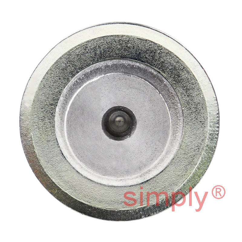 Aluminium Centre Drilled T5 Timing Pulley with Flanges 5mm Pitch 12 Tooth for 25mm Wide Belts