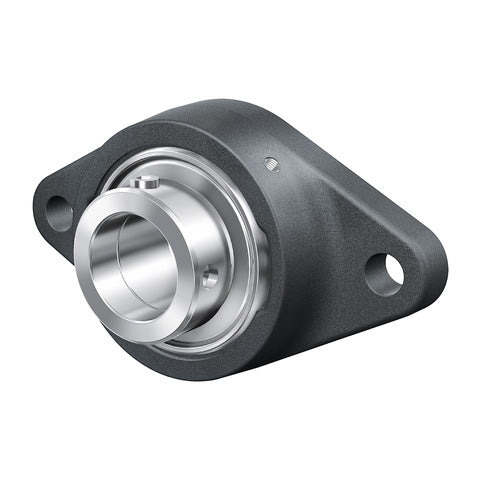 INA PCFT40XL Two Bolt Cast Iron Oval Housing with Eccentric Collar Insert 40mm Bore