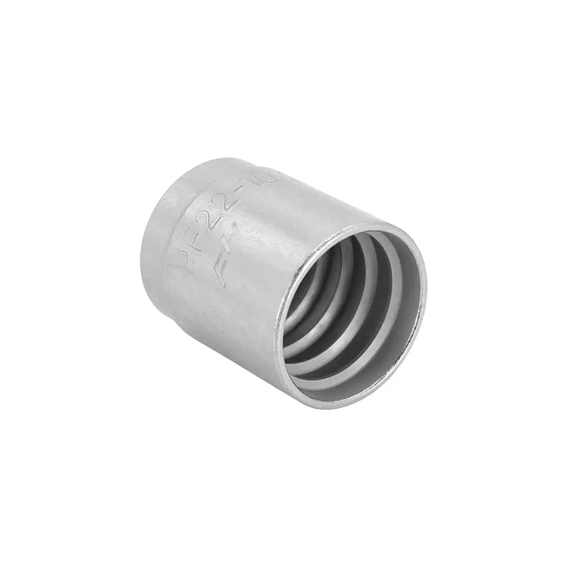 FLEXEQUIP/VOSS PF22 R1AT/R2AT Ferrule Fitting No Skive for Hoses 1-1/2 inch SAE - Allow 2-3 Days