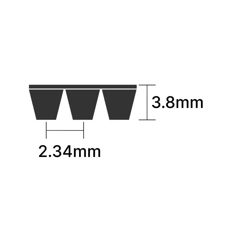1346PJ/530J Pix Poly V Multiple Ribbed Belt 1346mm/53 inch Length