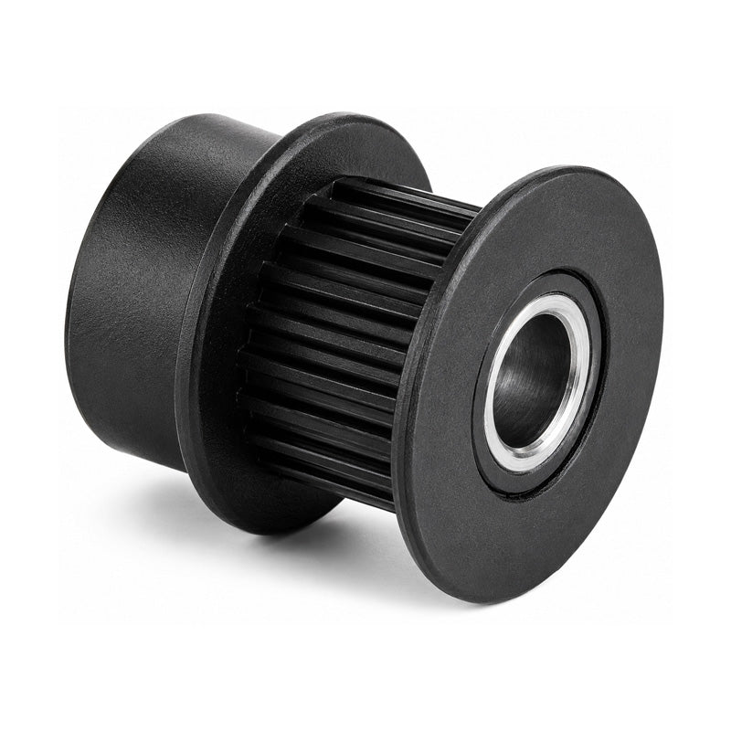 PP24-MXL-025MI - 0.08 inch Pitch 24 Tooth Pilot Bore Polycarbonate (Glass Filled) Timing Pulley with Aluminium Insert