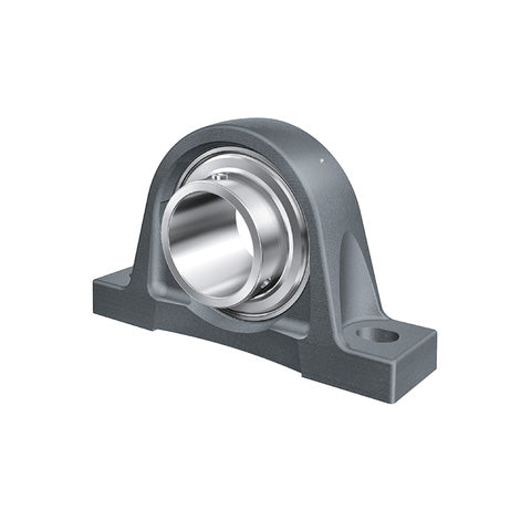 INA RASEY30XLN Cast Iron Plummer Block Housing with Grub Screw Insert 30mm Bore