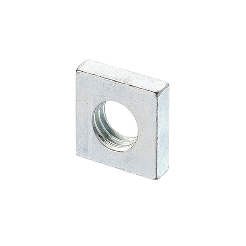 Unifix M8x13 - Class 6 Steel Square Roofing Nut ANSI/ASME B18.2.2 with 1.25mm Pitch and Bright Zinc Plated Finish