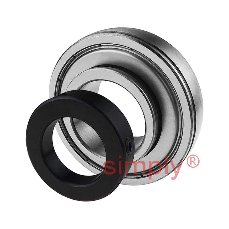 SA207 Metric Bearing Insert with Locking Collar 35mm Bore 72mm Outside Dia