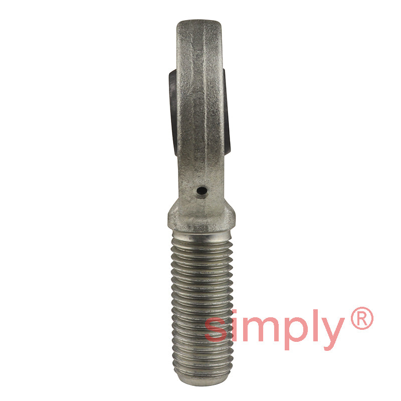 SKF SAL17ES Left Hand Steel / Steel Plain Male Rod End M16 Thread