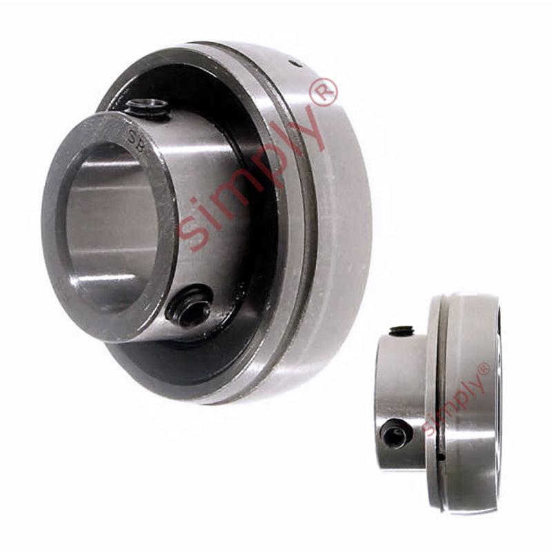 SB201-8G Light Duty Imperial Bearing Insert with 1/2 inch Bore 40mm Outside Dia