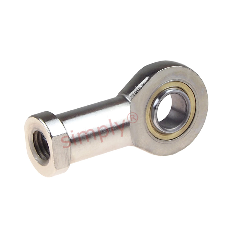 Codex SI10C Right Hand Steel / PTFE Sintered Bronze Lined Plain Female Rod End M10 Thread