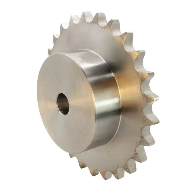 24 Tooth 08B Simplex Pilot Bore Sprocket for 1/2 inch Pitch Chain