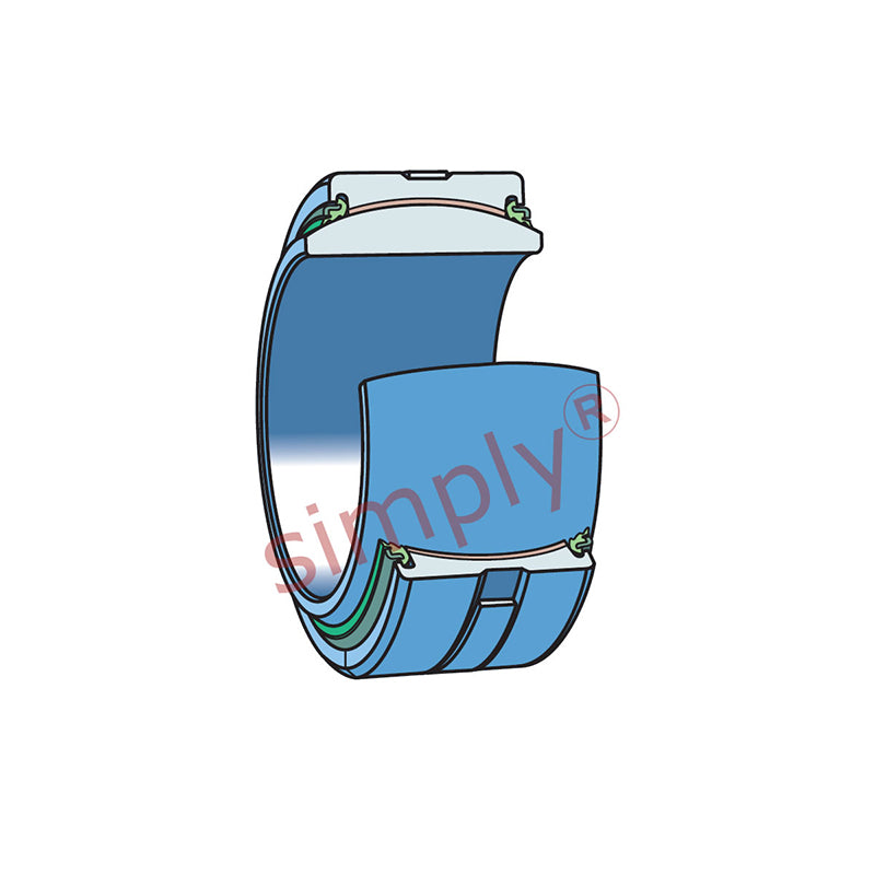 SKF GE200TXG3A2RS Maintenance Free Spherical Plain Bearing Steel / PTFE Fabric 200x290x130x100mm