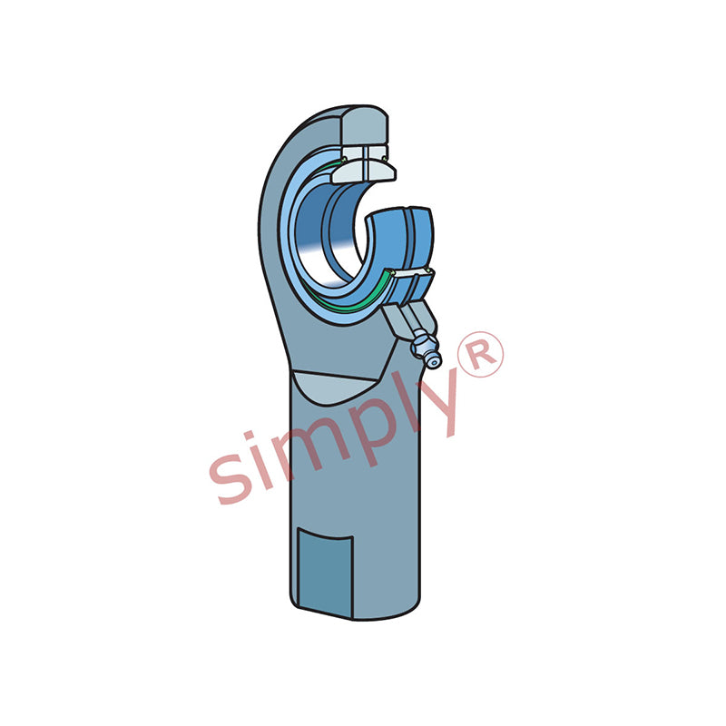 SKF SIA70ES2RS Right Hand Steel / Steel Plain Female Rod End M56x4 Thread