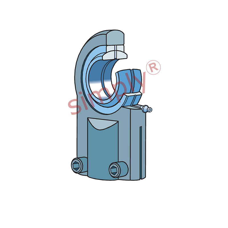 SKF SIJ30ES Right Hand Steel / Steel Clamp Type Female Rod End M20x1.5 Thread
