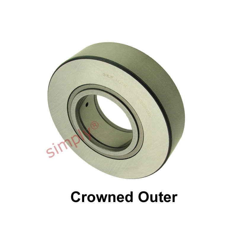 Major Brand NUTR30A Support Roller With Axial Guidance Crowned Outer 30x62x29mm