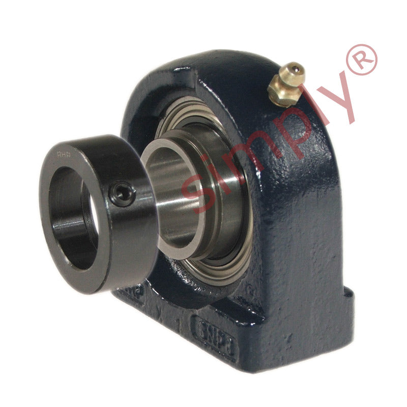 RHP SNP60DEC Threaded Base Small Footprint Pillow / Plummer Block and 60mm Bore Full Width Collar Insert