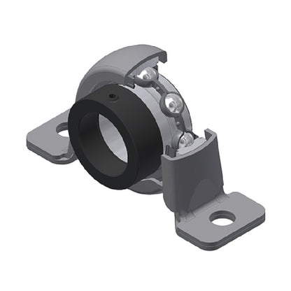 SNR ESPP204 Metric Pressed Steel Two Bolt Plummer Block Housing with 20mm Eccentric Collar Insert - Allow 2-3 Days