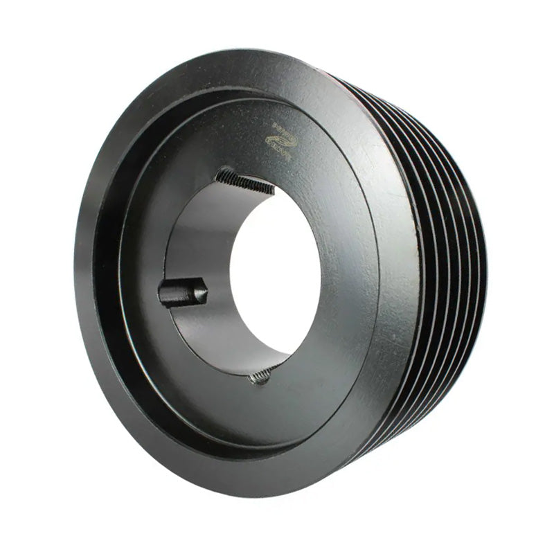 PowerDrive 160X6SPA 160mm Pitch Diameter SPA Section Tapered Locking Bush Type Pulley with 6 Grooves (Bush not Incl.) - Allow 2-3 Days