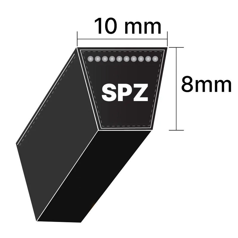 SPZ1060 Gates Delta Narrow SPZ-Section V-Belt (Uniset Match)
