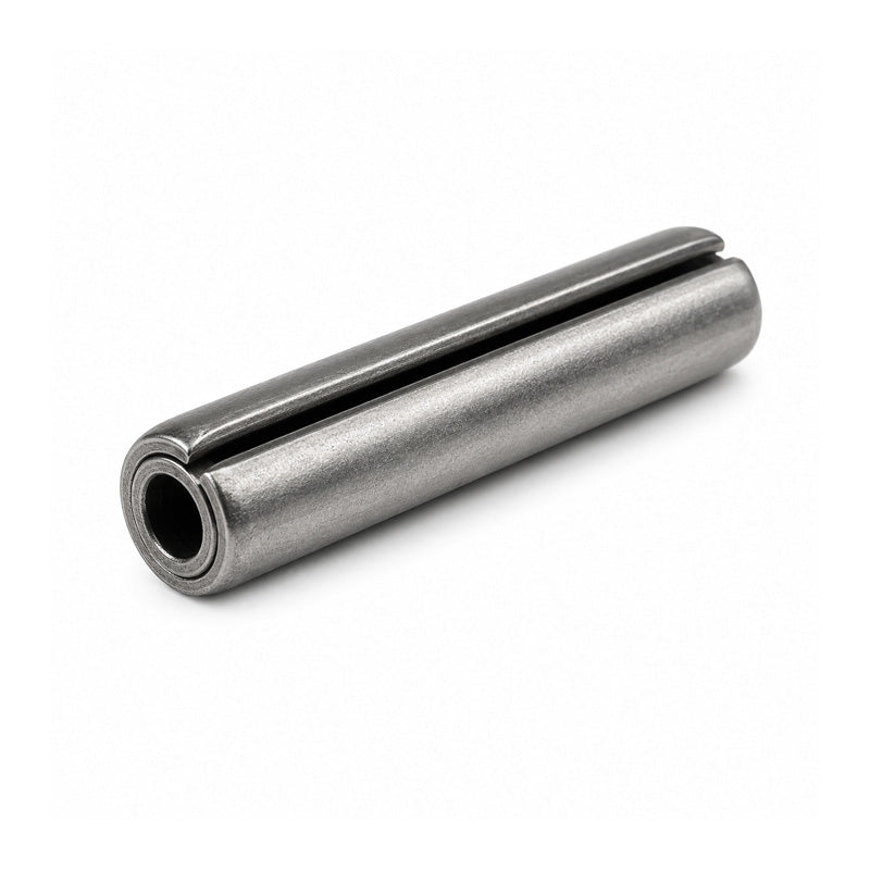 Metric Nickel Stainless Steel AISI 304 MDP Coiled Roll Pin 2x6mm with Pickled Finish