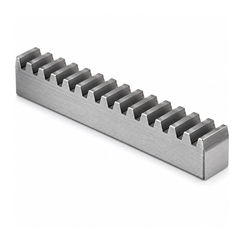 SR10/10H/.5a Metric En8 Steel Rack Black Oxide Finish 1.0 MOD 20deg Pressure Angle 500mm Length