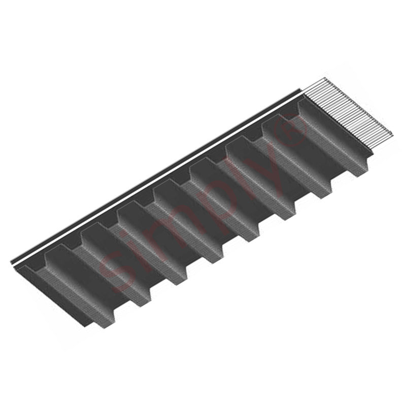 188XL025 Major Brand Synchronous Toothed Belt 0.25 inch Wide 18.8 inch Length 94 Teeth