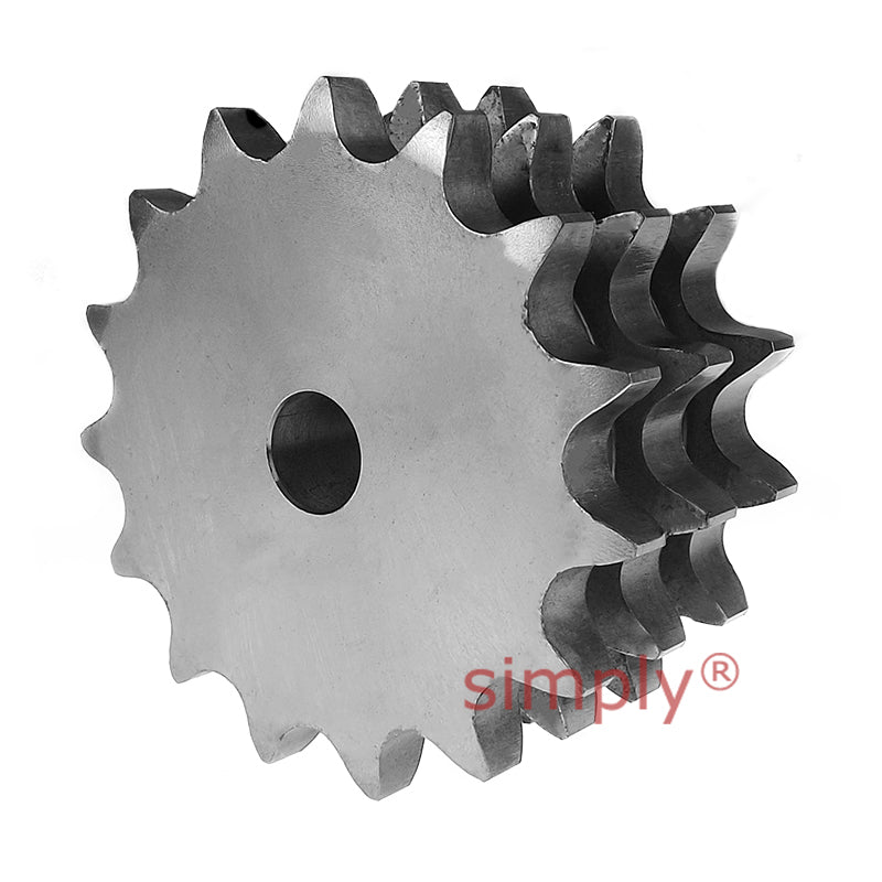 Branded 22 Tooth 06B Triplex Platewheel for 3/8 inch Pitch Chain Allow 7-10 Days