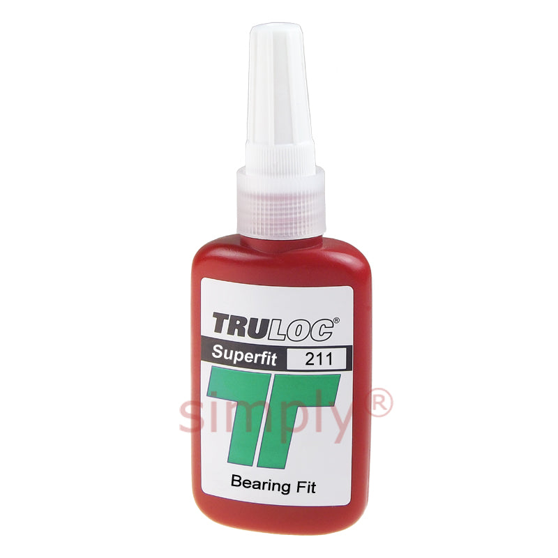 Truloc Superfit 211 Medium Strength Bush Seal and Bearing Fit Shaft Grade 50ml
