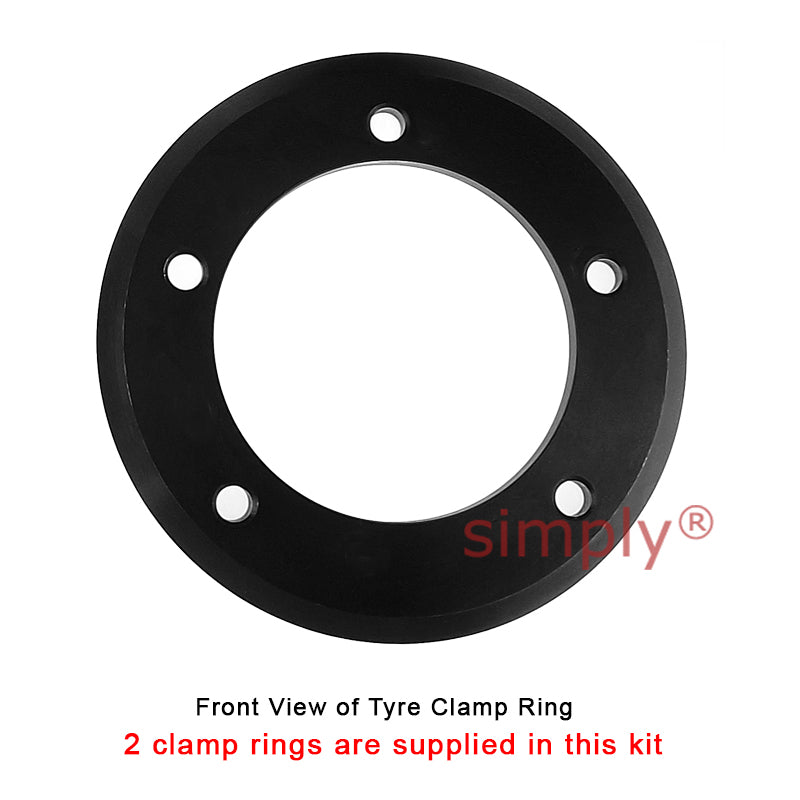 Major Branded F60H/F60H Outer Facing Taper Bores Type Tyre Drive Coupling Assembly with Natural Rubber Tyre
