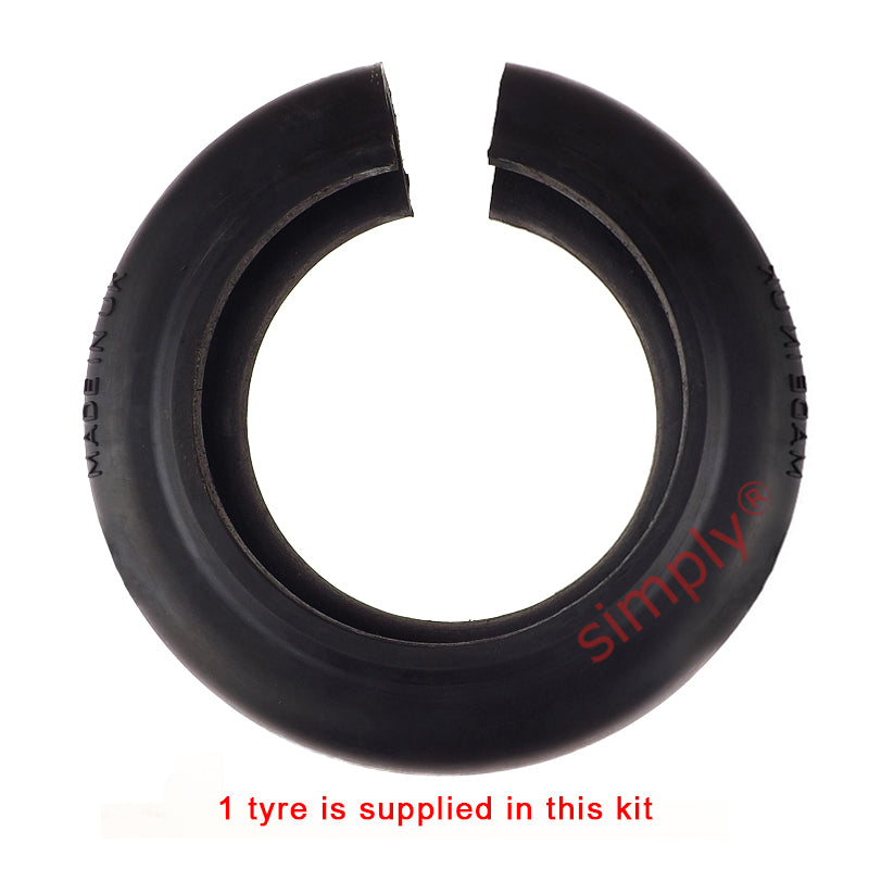 Major Branded F60H/F60B Outer Facing Taper Bore/Pilot Bored Tyre Drive Coupling Assembly with Natural Rubber Tyre