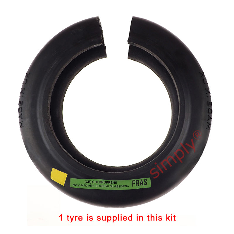 Major Branded F120H/F120F Inner/Outer Facing Taper Bores Type Tyre Drive Coupling Assembly with Fire Resistant Antistatic (F.R.A.S) Tyre