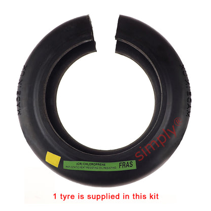 Major Brand F80F/F80F Inner Facing Taper Bores Type Tyre Drive Coupling Assembly with Fire Resistant Antistatic (F.R.A.S) Tyre