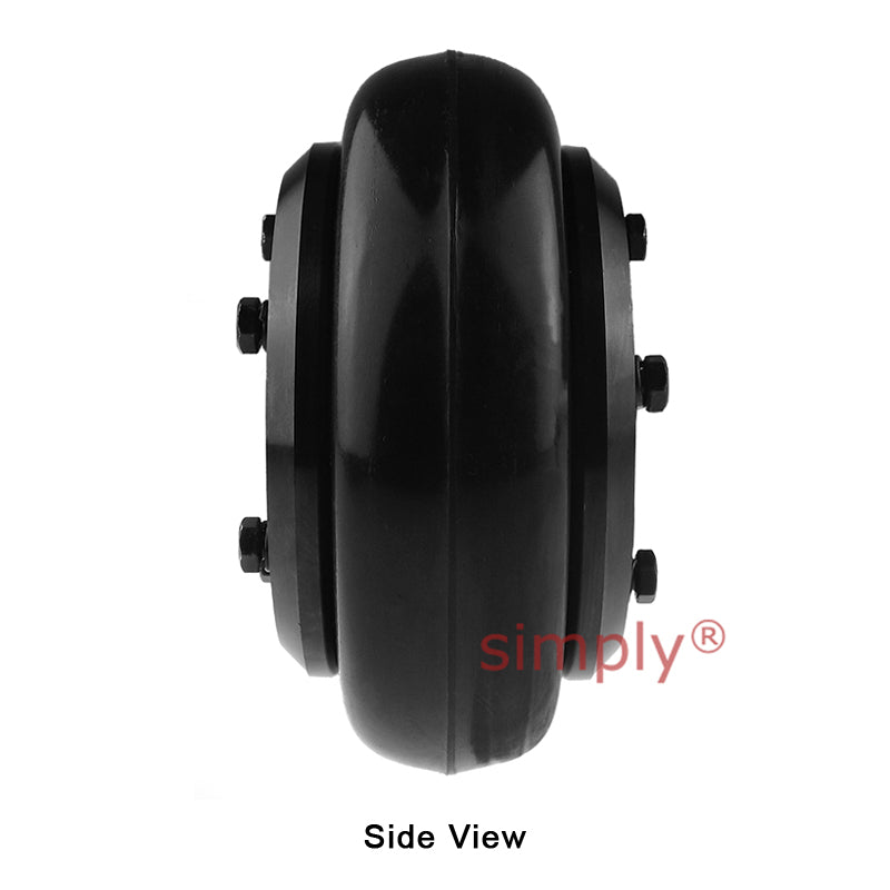 Major Branded F60H/F60B Outer Facing Taper Bore/Pilot Bored Tyre Drive Coupling Assembly with Natural Rubber Tyre