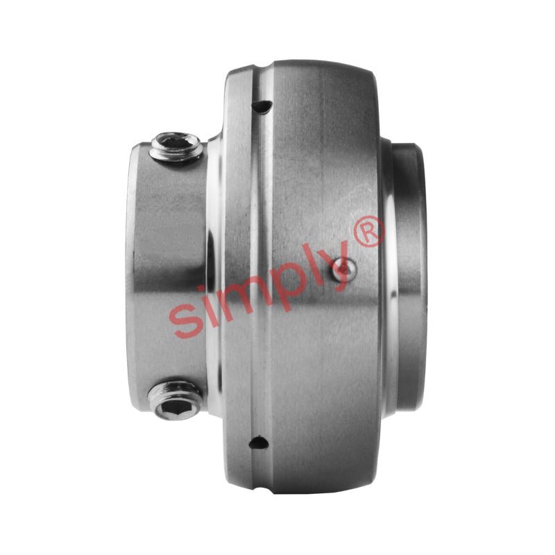 SSUC205 Metric Stainless Steel Bearing Insert with 25mm Bore 52mm Outside Dia